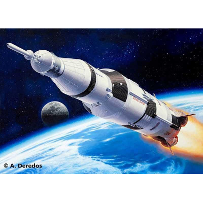 Plastic ModelKit vesmír 04909 - Saturn V (1:144)