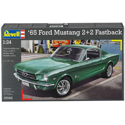 Plastic ModelKit auto 07065 - 1965 Ford Mustang 2+2 Fastback (1:25)