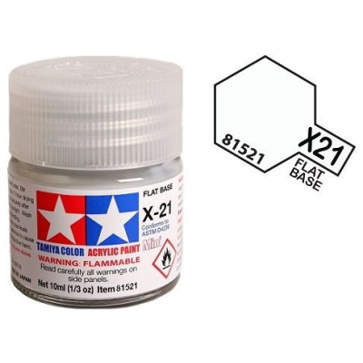 Tamiya Color X-21 Flat base 10ml