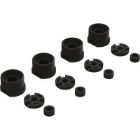 Pótalkatrész Arrma - lengéscsillapító alkatrészkészlet. Precíziósan gyártott alkatrészek a lengéscsillapító egyszerű javításához. 6 mm-es tengelyekhez. 