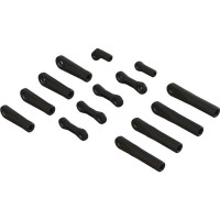 Arrma gömbcsap végzáró sapkakészlet kompozit. Kormányzáshoz, dőléscsillapítókhoz és stabilizátorokhoz való végsőkupak-készlet. Tartós kompozit anyagból készült. Az ARA330745, ARA330746 modellekhez használható.