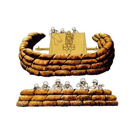 Tamiya Sand Bag Set 1/35 108/35025