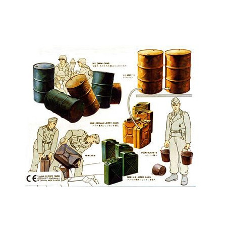 Tamiya Jerry Cans Set 1/35 108/35026