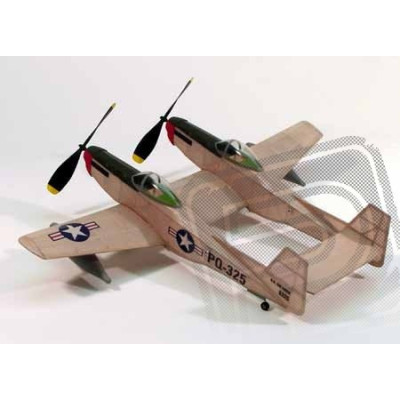 F-82 Twin Mustang 445mm laser. vyřezávaný