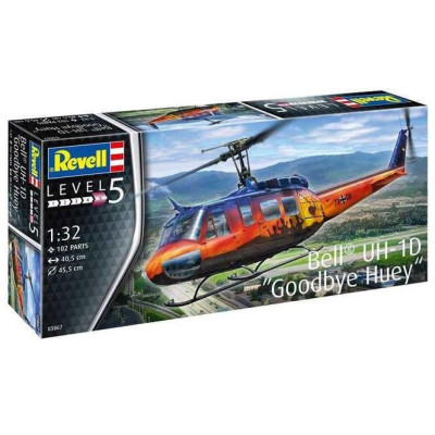 Plastic ModelKit vrtulník 03867 - Bell UH-1D "Goodbye Huey" (1:32)