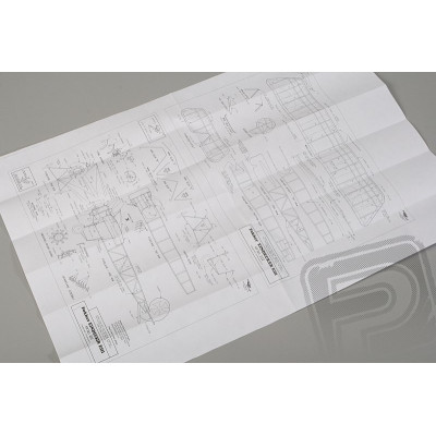 Fokker E III 445mm laser. vyřezávaný