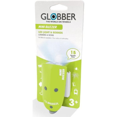 Globber - Mini Buzzer světlo se zvonkem Navy Blue