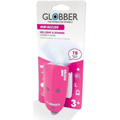 Globber - Mini Buzzer světlo se zvonkem Navy Blue