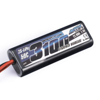 T-DYN csatlakozóval, 3100mAh kapacitás, 50C kisütési áram (rövid távon 60C), XH-2S balance csatlakozók, 7.4V/2S feszültség, hossz: 134mm, szélesség: 45.0mm, magasság: 24mm, súly: 193-195g.