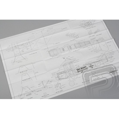 Curtiss Standard J-1 "Jenny" 762mm laser. vyřezávaný