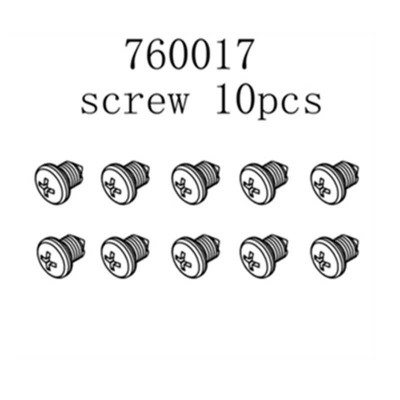 Turbo Racing sada šroubů, 10 ks.