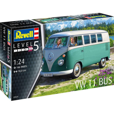 Plastic ModelKit auto 07675 - VW T1 Bus (1:24)