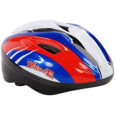 Volare - Dětská přilba Deluxe 51-55cm červená, modrá, bílá