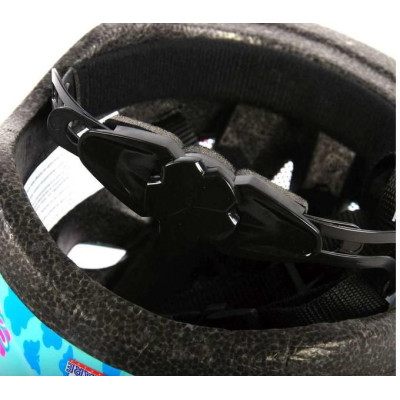 Volare - Dětská přilba 47-51cm zelená, růžová, květiny