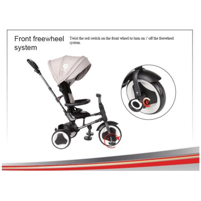 Volare - Dětská tříkolka Rito Deluxe růžová