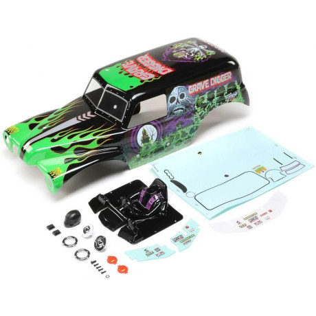Losi karosérie nabarvená: LMT Grave Digger