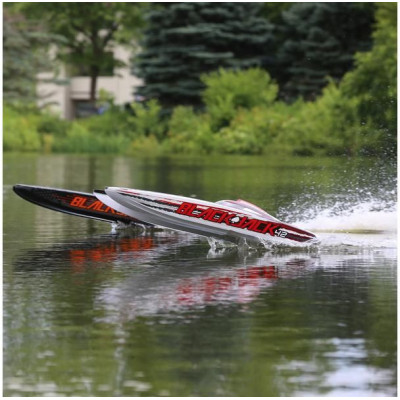 Proboat Blackjack 42" 8S Catamaran RTR černý/oranžový