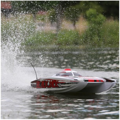 Proboat Blackjack 42" 8S Catamaran RTR černý/oranžový