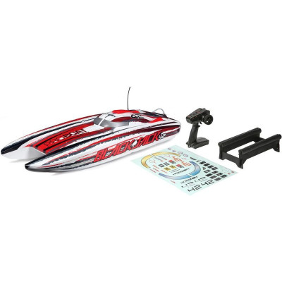 Proboat Blackjack 42" 8S Catamaran RTR bílý/červený