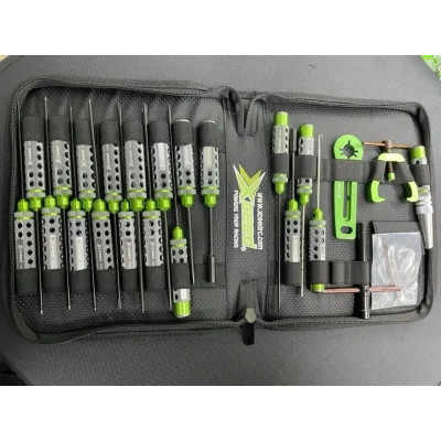 XCEED sada nářadí včetně tašky (HSS typ), 24 ks.