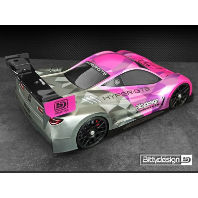 'HYPER-GT8' 1/8 GT čirá karoserie 325mm
