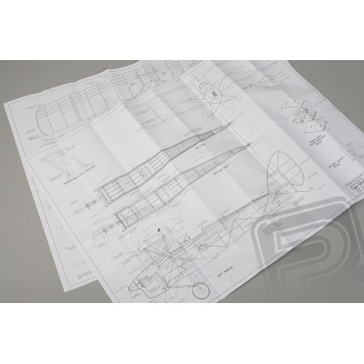 Tiger Moth 889mm laser. vyřezávaný