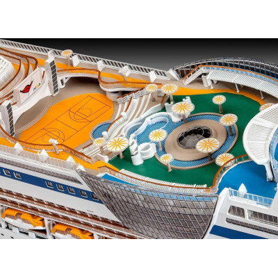 Plastic ModelKit loď 05230 - AIDAblu, sol, mar, stella (1:400)