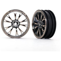 Traxxas Weld disc króm fekete (elöl) (2).