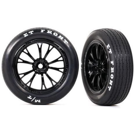 Traxxas kolo, disk Weld lesklý černý (přední) (2)