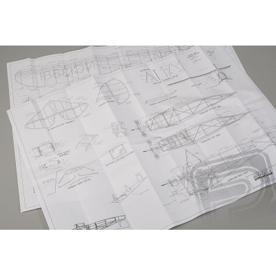 Aeronca C-3 Collegian 889mm laser. vyřezávaná