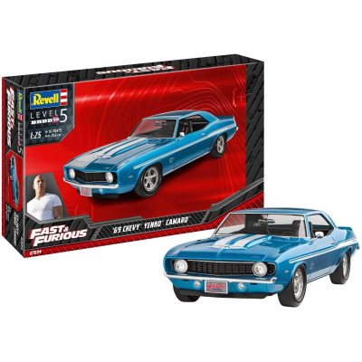 Plastic ModelKit auto 07694 - Fast & Furious 1969 Chevy Camaro Yenko (1:25)