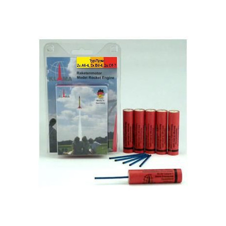 Klima raketový motor A6-4 B4-4 C6-7 (2+2+2)