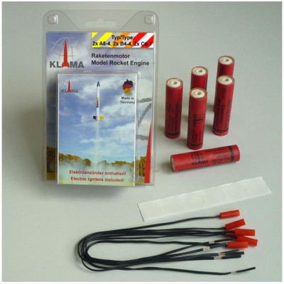 Klima raketový motor A6-4 B4-4 C6-7 EL (2+2+2)