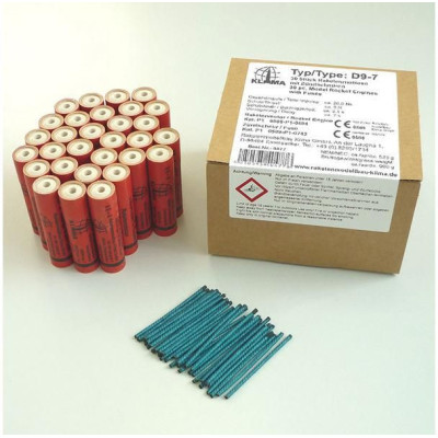 Klima raketový motor D9-7 (30ks)