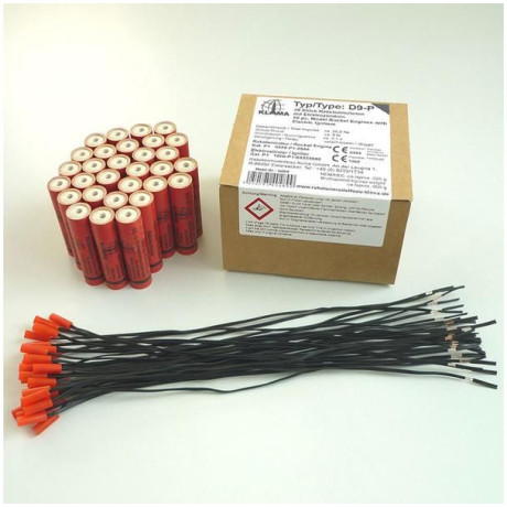 Klima raketový motor D9-P EL (30ks)