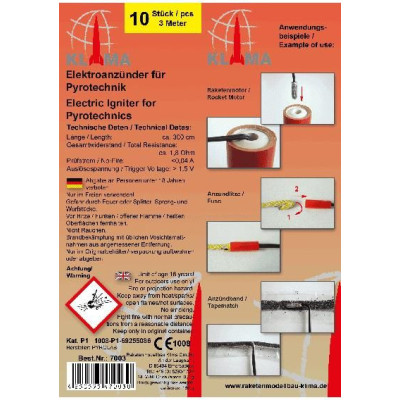 Klima Elektrický palník extra dlouhý (10ks)