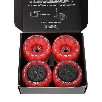 Exway Cloudwheel Combo pro Hub pohon (červená)