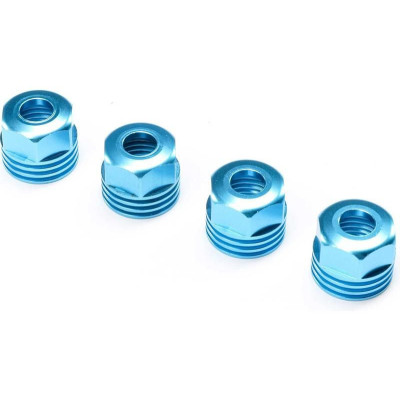 Losi krytka tlumiče spodní hliník, modrá (4): SBR 2.0