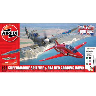 Gift Set letadla A50187 - Best of British Spitfire and Hawk (1:72)
