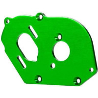 Tuning alkatrész Magnum 272R sebességváltóhoz: motorlemez alumínium 4mm zöld eloxált.