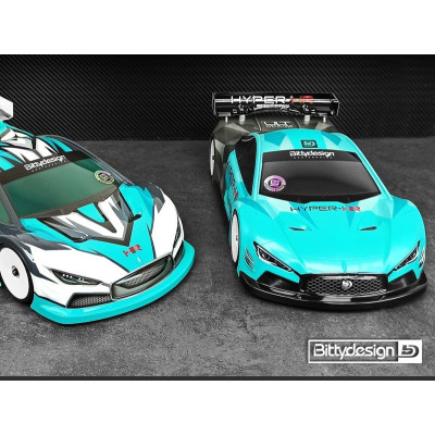 Karoserie čirá Bittydesign HYPER-HR - (190 mm) - lehká