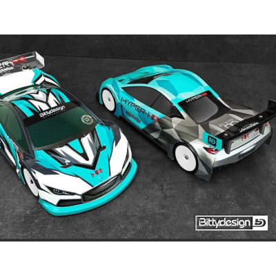 Karoserie čirá Bittydesign HYPER-HR - (190 mm) - lehká