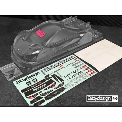 Karoserie čirá Bittydesign HYPER-HR - (190 mm) - lehká
