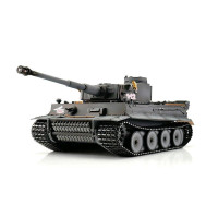 TORRO tank PRO 1/16 RC Tiger I korábbi verzió szürke álcázás - BB - füst a csőből