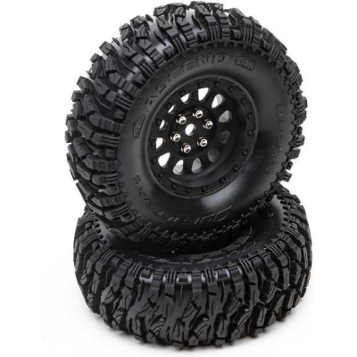 Duratrax kolo 1.9" Class 1 Ascend CR C3 černé (2)