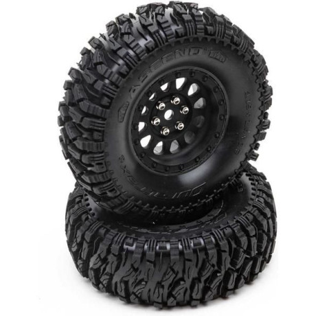 Duratrax kolo 1.9" Class 1 Ascend CR C3 černé (2)