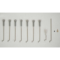 Pótalkatrész RC modell repülőgéphez E-flite Viper 1.4m: rudak készlete.