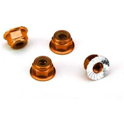 Traxxas matice M4 samojistná s límcem oranžová (4)