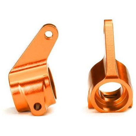 Traxxas těhlice přední hliníková oranžová (pár)