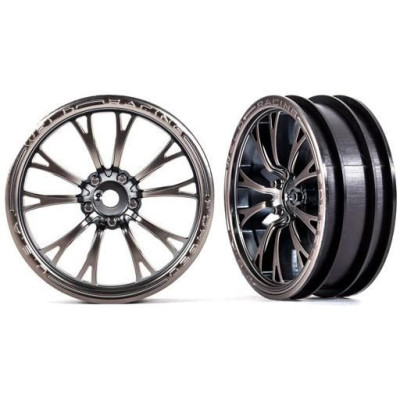 Traxxas disk Weld polomatný chromově černý (přední) (2)